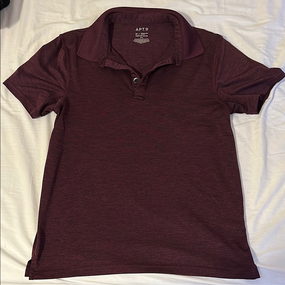 Apt. 9 Brown Polo Shirt Classic Style